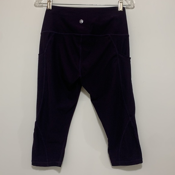 Tesla High Rise Purple Capri Leggings - Picture 4 of 8